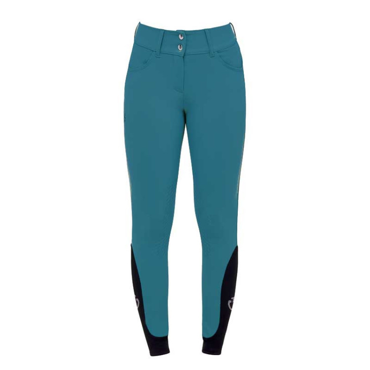 Pantalon Cavalleria Toscana CT Dash High Waist Femme bleu caraibe
