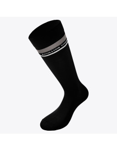 Chaussettes Cavalleria Toscana Embroidered CT Stripe noir
