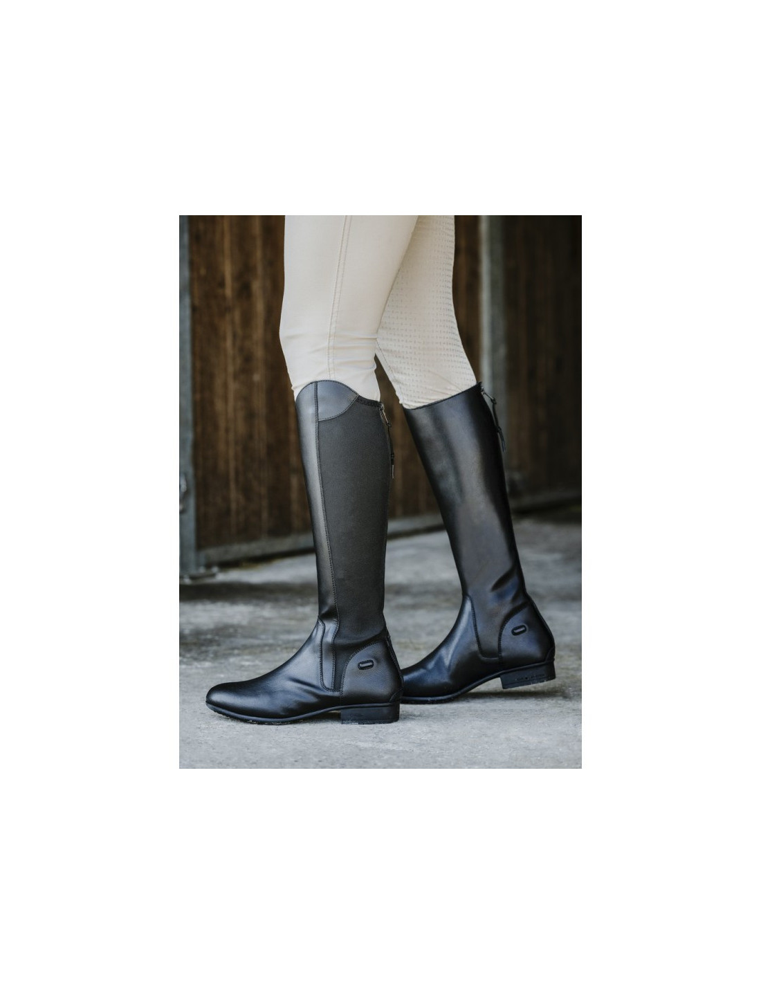 Bottes D'équitation Style Britannique – Bottes Femme Antidérapantes Et Résistantes à L'eau, Talon 3-5 Cm