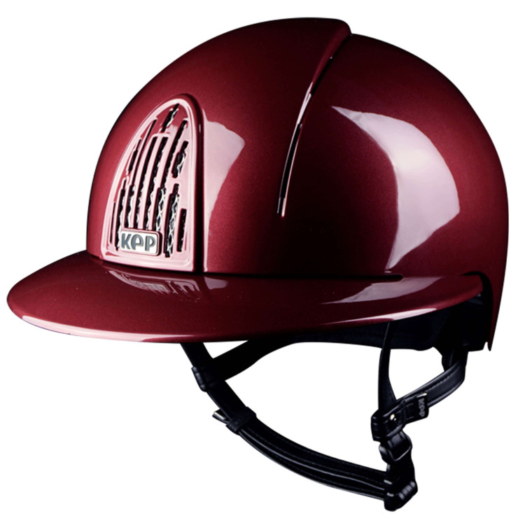 Casque Kep Cromo Smart Visière Polo Polish bordeaux