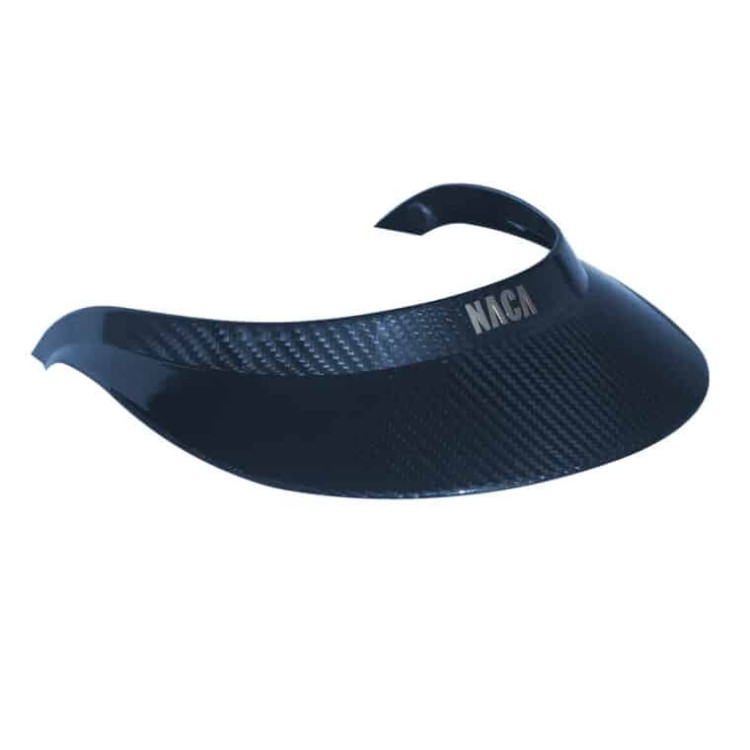 Visière NACA XL bleu brillant
