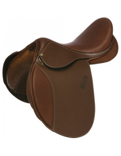 Selle Mixte Eric Thomas Fitter Troussequin Rond havane