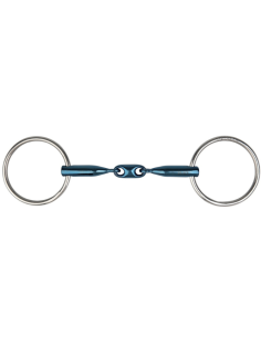 Mors 2 Anneaux Metalab "Eco Blue" Double Brisure