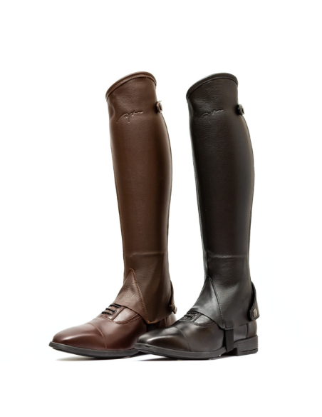 Mini-chaps Dy'on Classic marron et noir