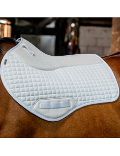 Tapis Horseware Tech Comfort Pad blanc
