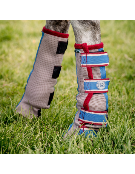 Guêtres Horseware Flyboots cerise
