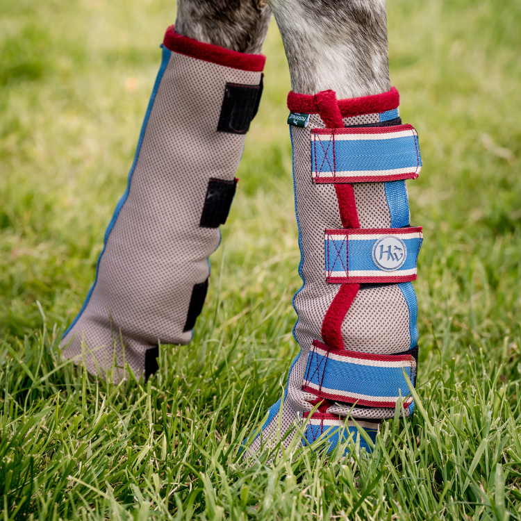 Guêtres Horseware Flyboots cerise
