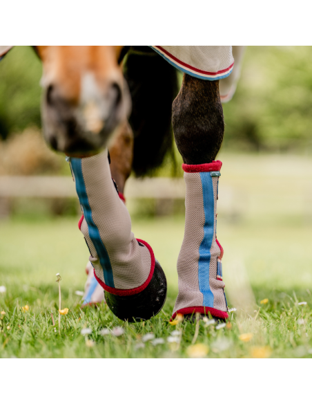Guêtres Horseware Flyboots cerise