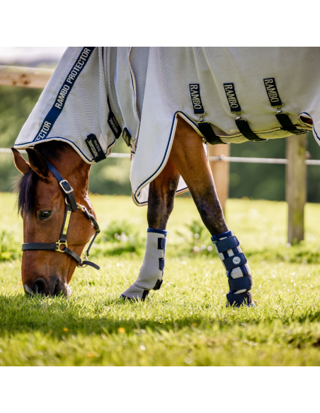 Guêtres Horseware Flyboots marine