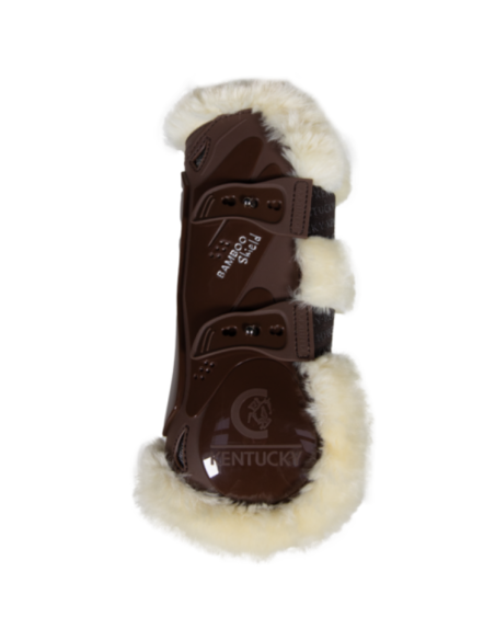 Guêtres Kentucky Bamboo Elastic Mouton Vegan brun