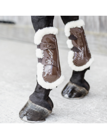 Guêtres Kentucky Bamboo Elastic Mouton Vegan brun