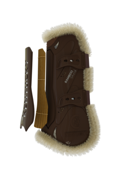 Guêtres Kentucky Bamboo Elastic Mouton Vegan brun