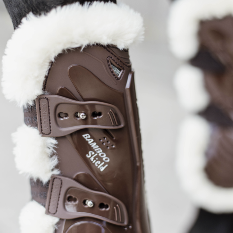 Guêtres Kentucky Bamboo Elastic Mouton Vegan brun