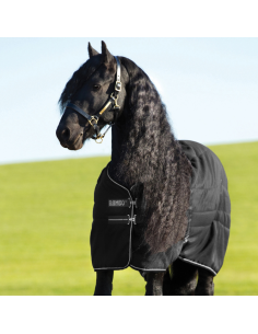 Couverture Horseware Rambo Stable Rug 200grs marine 2
