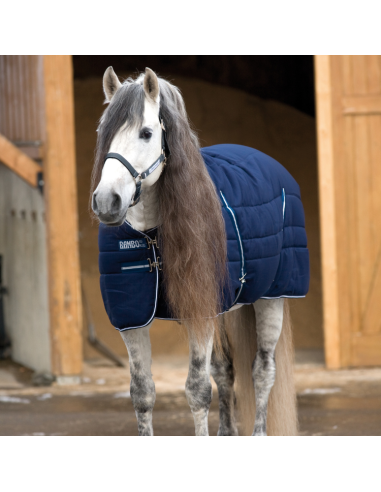 Couverture Horseware Rambo Stable Rug 400grs marine