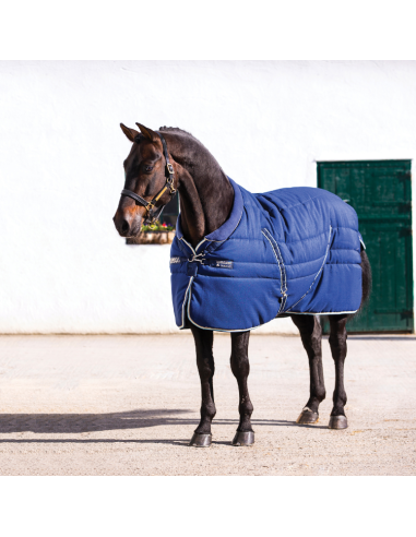 Couverture Horseware Rambo Cosy Stable 400grs marine