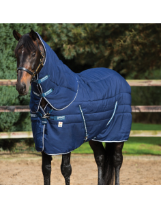 Couverture Horseware Rambo stable plus vari-layer 450grs marine 2
