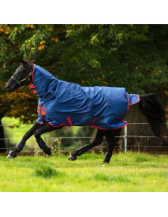 Couverture Horseware Mio All-In-One 0gr marine/rouge