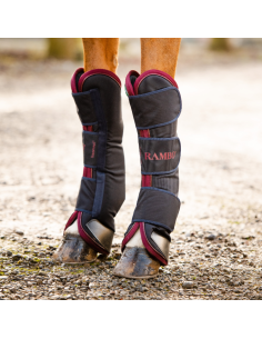 Protections de transport Horseware Rambo marine/bordeaux