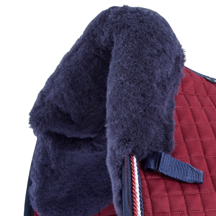 Tapis Premier Equine Close Contact Dressage MARINE/ROUGE