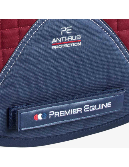Tapis Premier Equine Close Contact Dressage MARINE/ROUGE