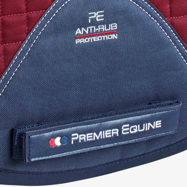 Tapis Premier Equine Close Contact Dressage MARINE/ROUGE