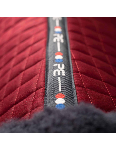 Tapis Premier Equine Close Contact Dressage MARINE/ROUGE