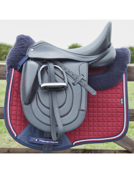 Tapis Premier Equine Close Contact Dressage MARINE/ROUGE