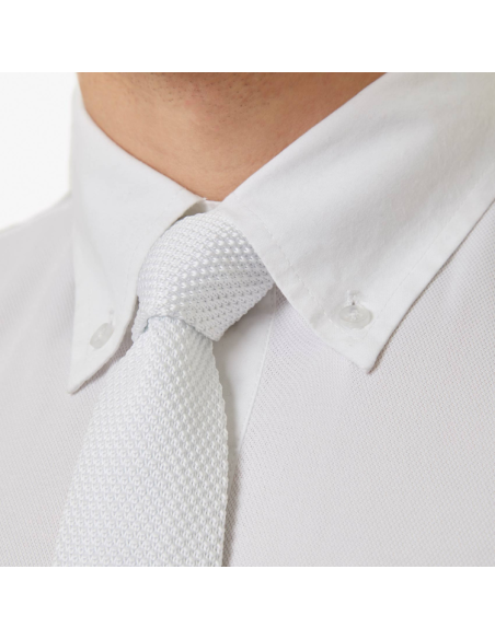 Polo De Concours Premier Equine Long Sleeve Show Shirt Giulio White