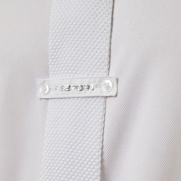 Polo De Concours Premier Equine Long Sleeve Show Shirt Giulio White