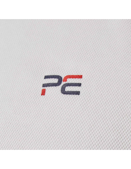 Polo De Concours Premier Equine Long Sleeve Show Shirt Giulio White