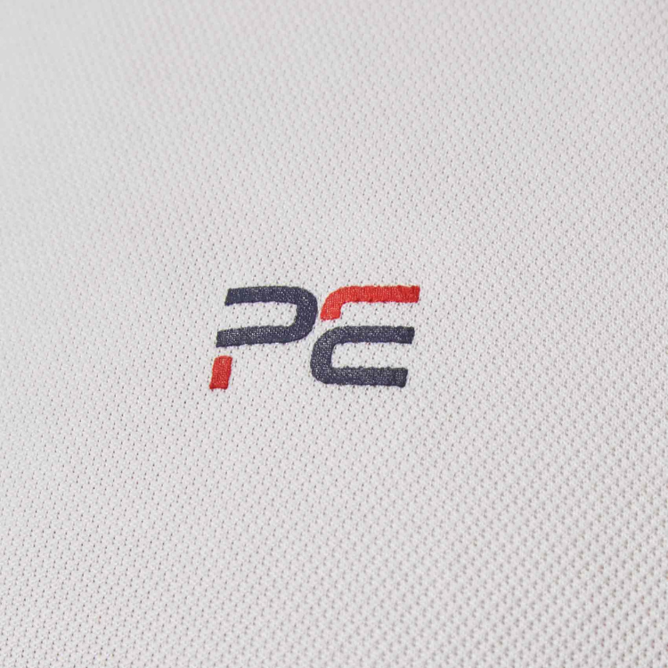 Polo De Concours Premier Equine Long Sleeve Show Shirt Giulio White