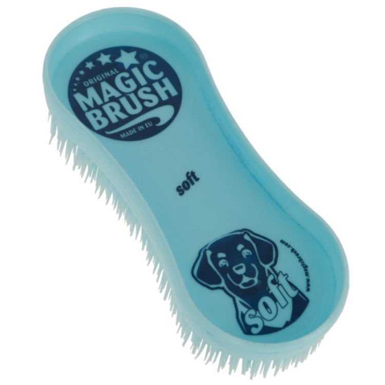 Brosse MagicBrush Soft Pour Chien BLEU OCEAN
