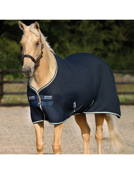 Chemise séchante Horseware Rambo Techni-Waffle cooler marine