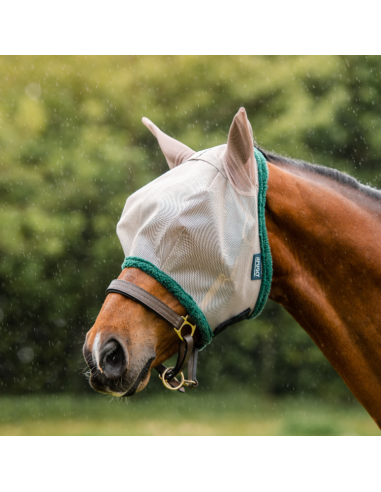 Masque anti-mouches Horseware Amigo Flymask vert