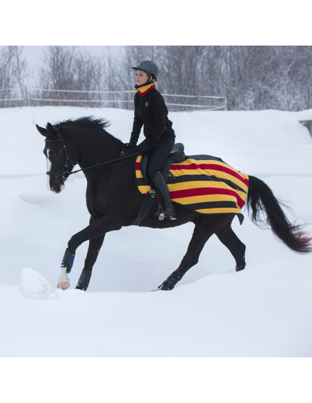 Couvre-Reins Horseware Rambo Competition Sheet jaune rayé noir