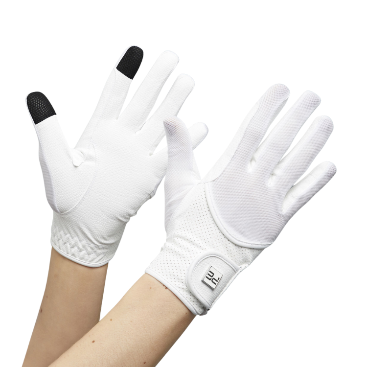 Gants Premier Equine Presa Mesh BLANC