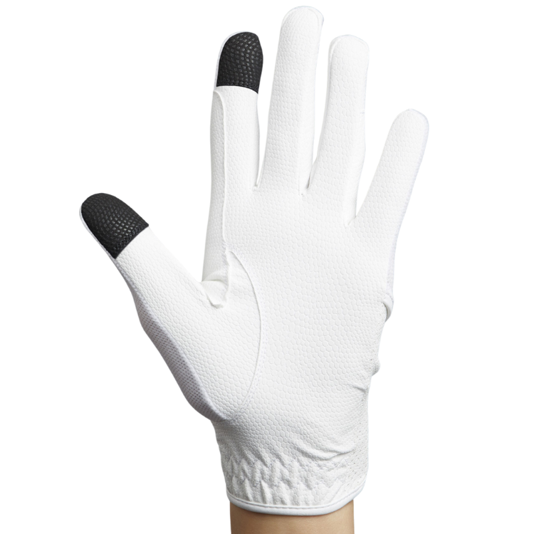 Gants Premier Equine Presa Mesh BLANC