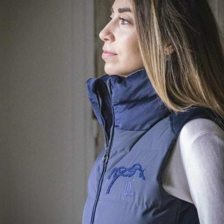 Doudoune Sans Manches Penelope "Sonia" Marine