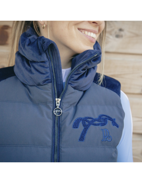 Doudoune Sans Manches Penelope "Sonia" Marine