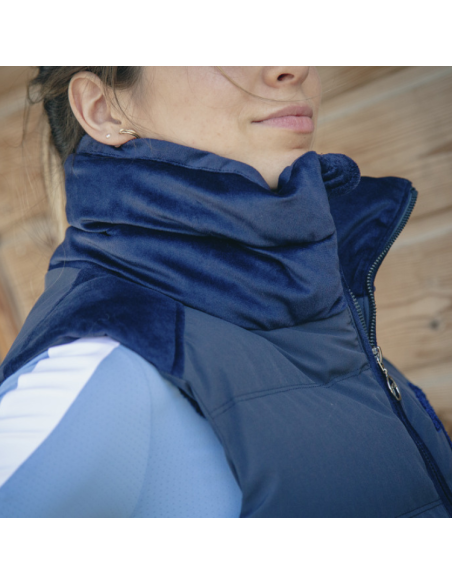 Doudoune Sans Manches Penelope "Sonia" Marine