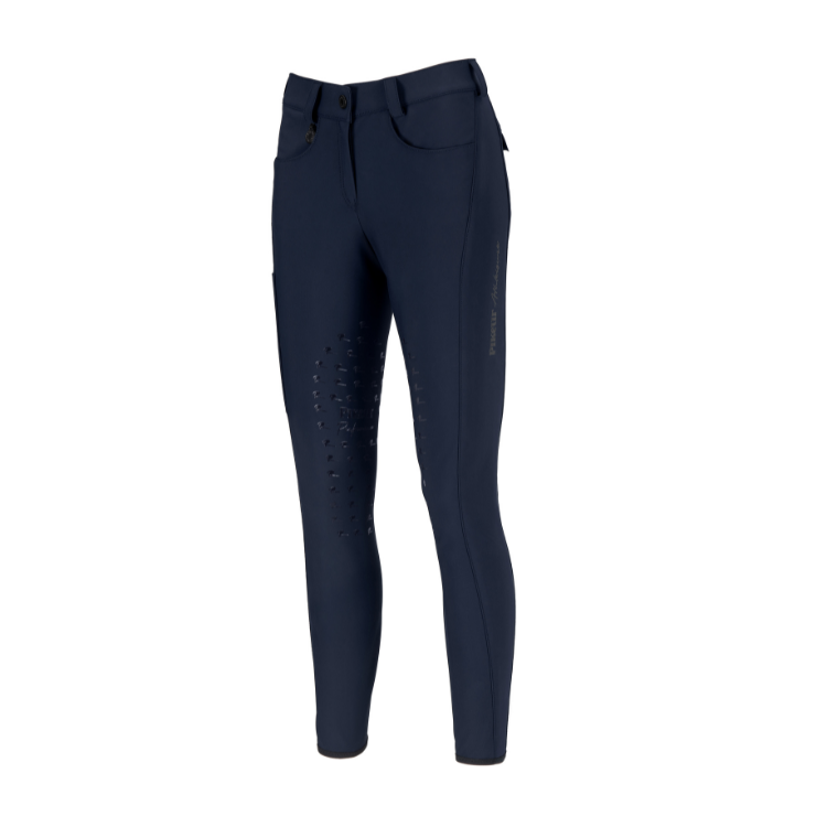 Pikeur Pantalon D'équitation Lucinda Renfort Complet Girl Grip Enfants Insignia Blue