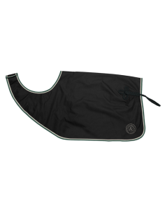 Lined Exercise Sheet Flags & Cup Waterproof/Polar "KIMITO" Black/Dark Green