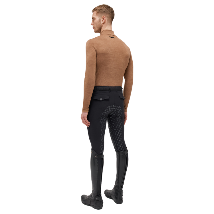 Sous Pull Cavalleria Toscana Tech Wool Half ZIP mocca