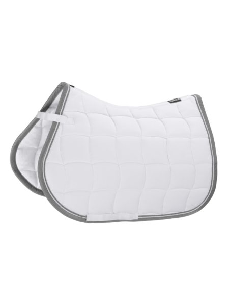 Tapis Eskadron Performance Contrast Jumping blanc