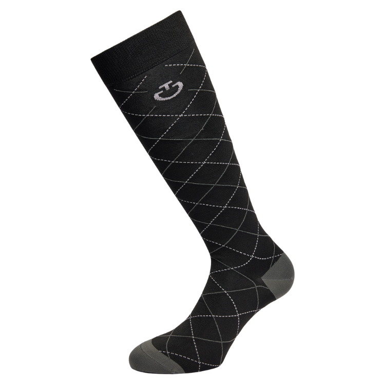 Chaussettes Cavalleria Toscana CT Argyle noir