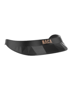 Visière NACA noir mate logo rose gold