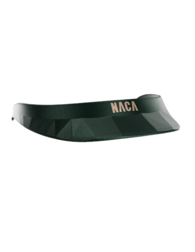 Visière NACA noir mate logo rose gold