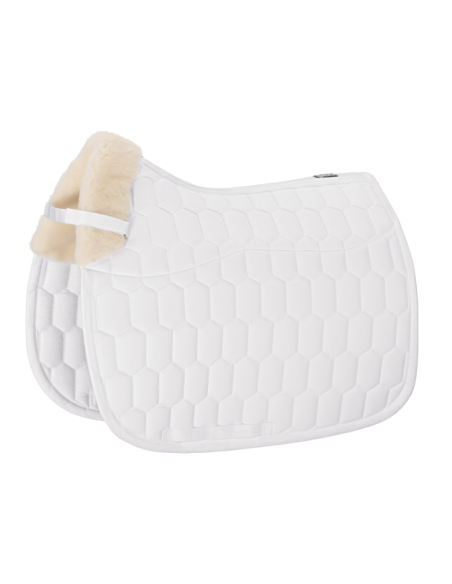 Tapis De Selle De Dressage Albion, Blanc, Taille Réelle, En Coton, Occasion