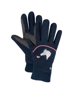Gants E.L.T Polaire Lucky Giselle Enfant Bleu Nocturne 2